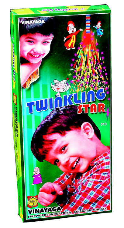 4" Twinkling star